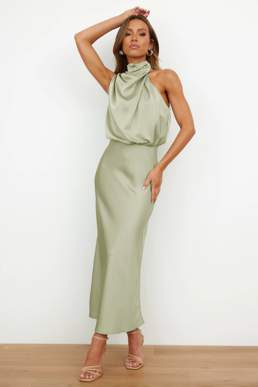 Valeria™ | Sukienka maxi z dekoltem halter