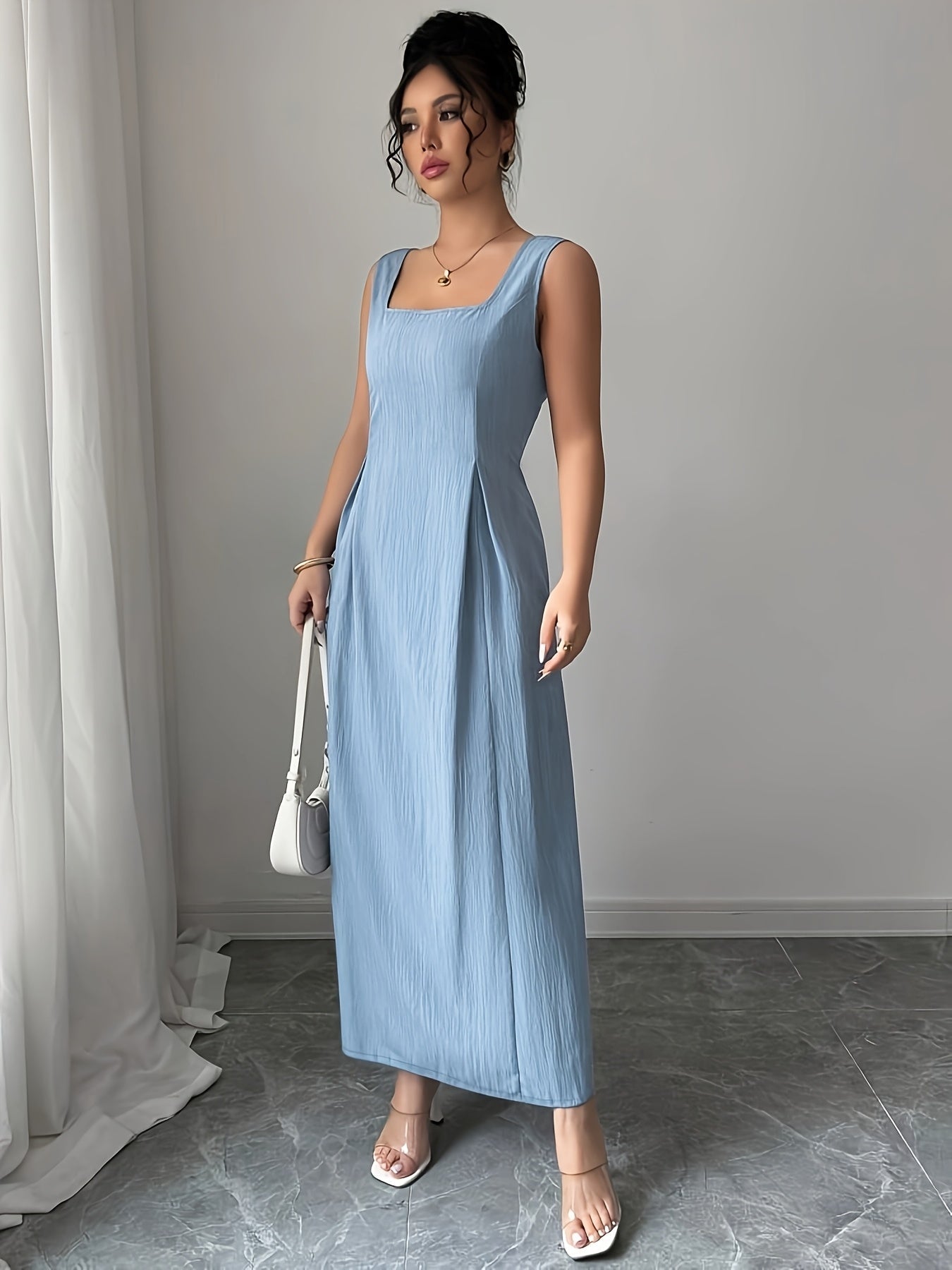 Marcelina – Minimalistyczna Sukienka Maxi