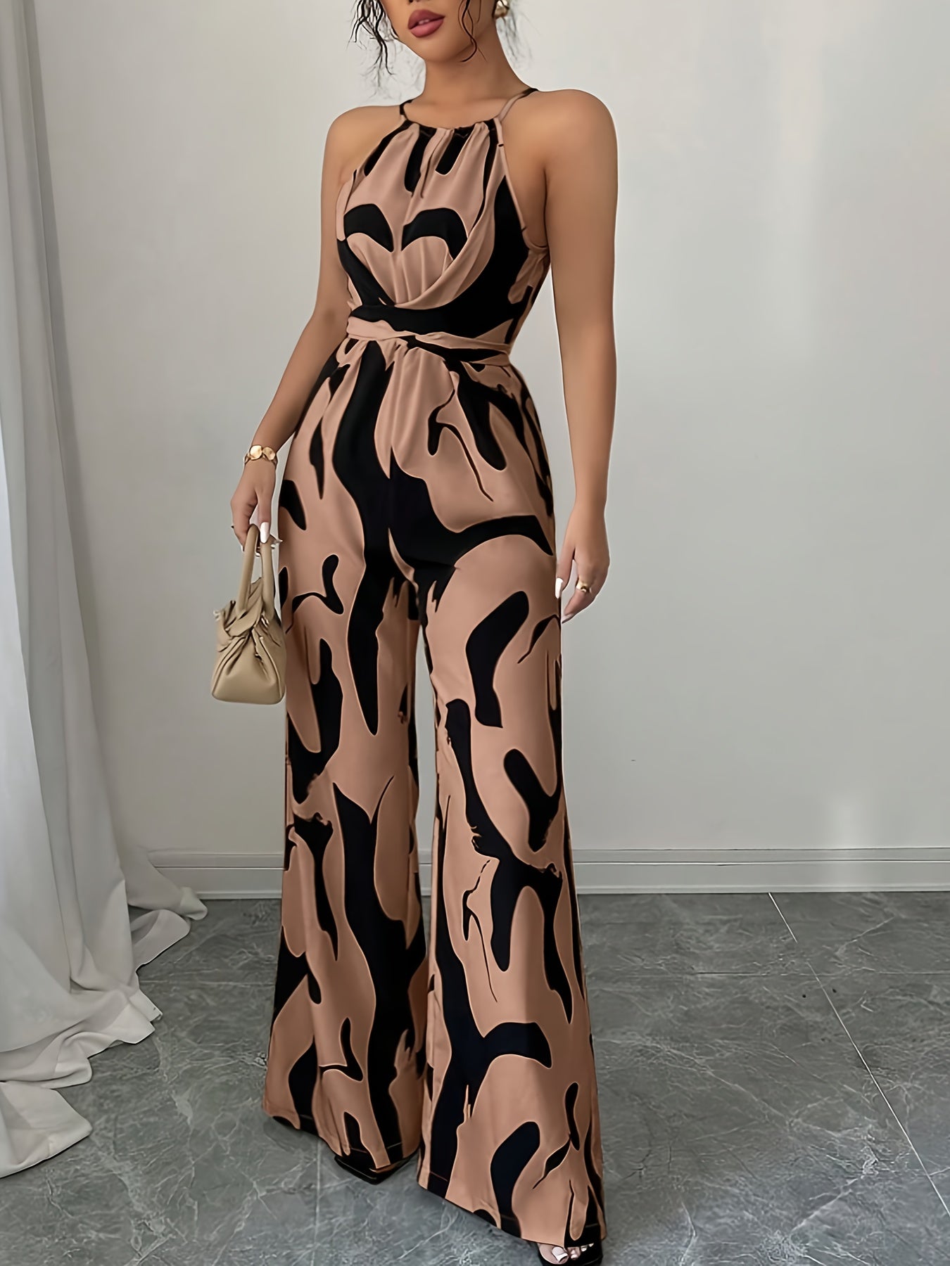 Celina - Kombinezon Płomienny Plus Size