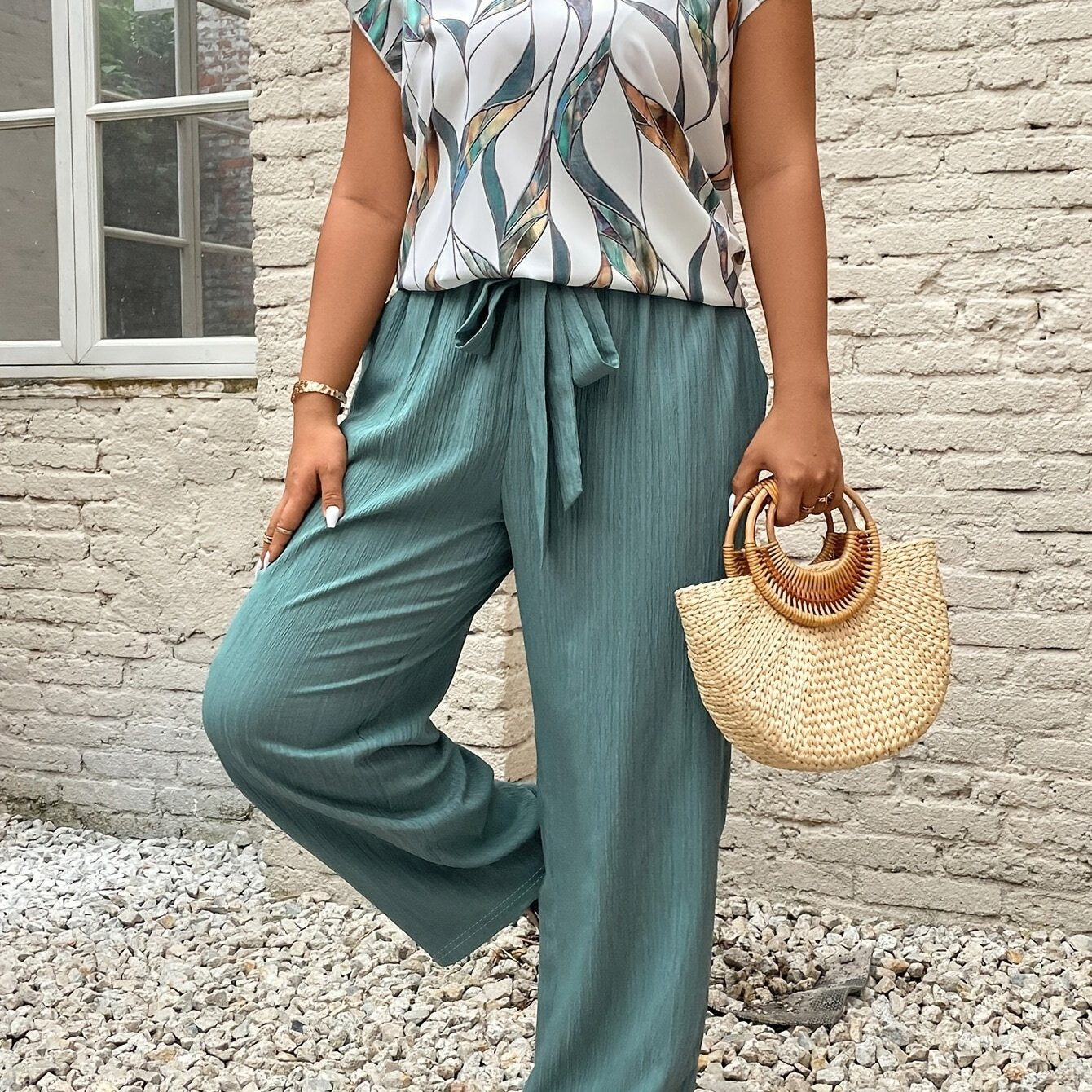 Lidia - Letni Zestaw Francuski Plus Size