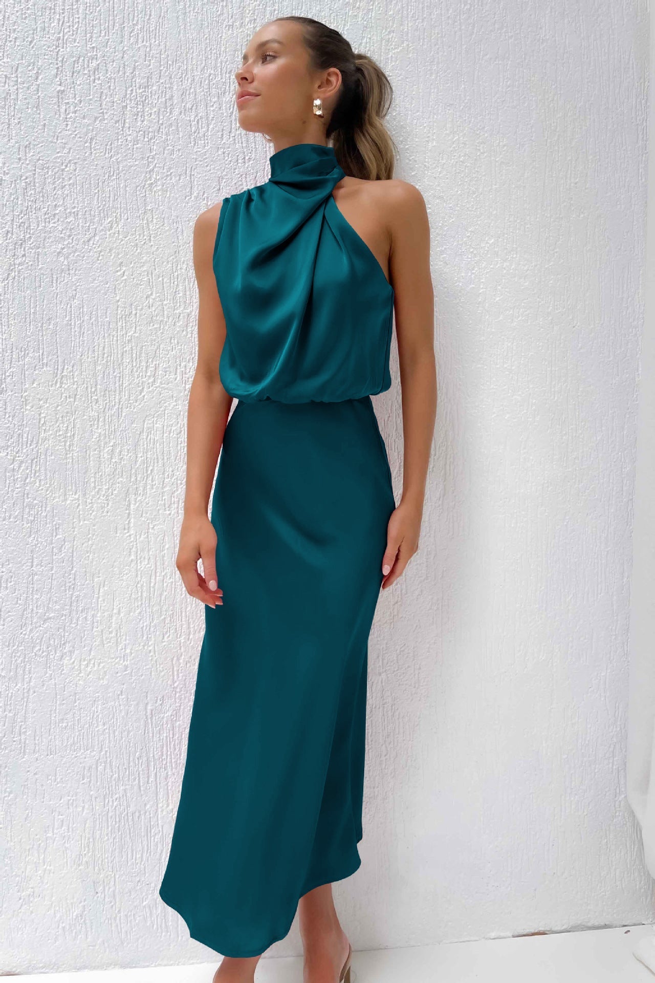 Valeria™ | Sukienka maxi z dekoltem halter
