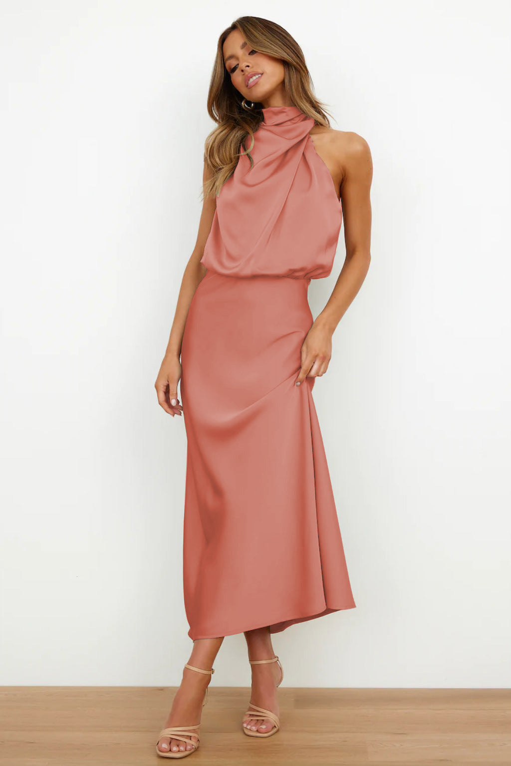 Valeria™ | Sukienka maxi z dekoltem halter