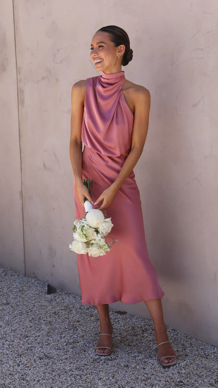 Sukienka midi Amara Satin Couture