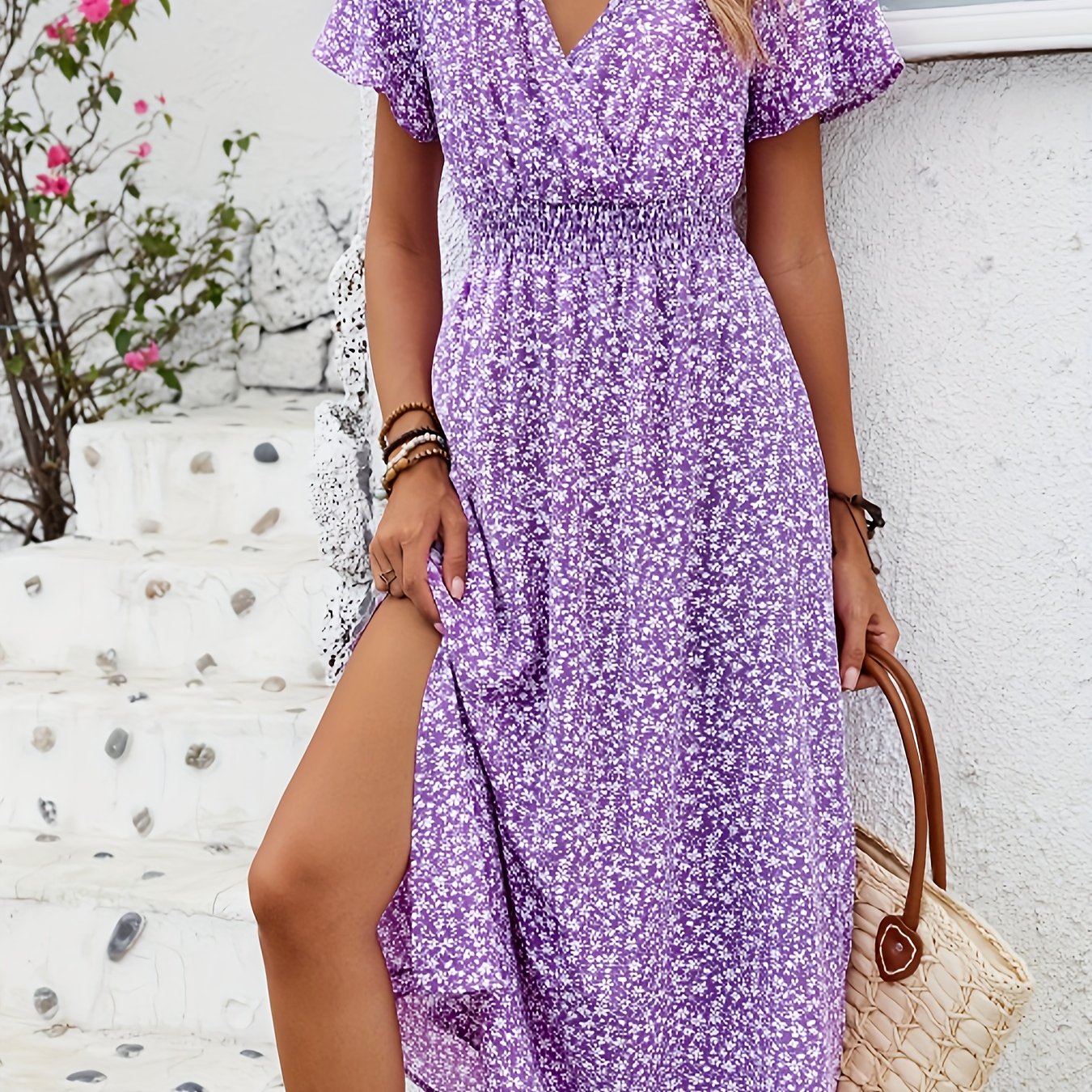 Sara / Kwiatowa Sukienka Maxi