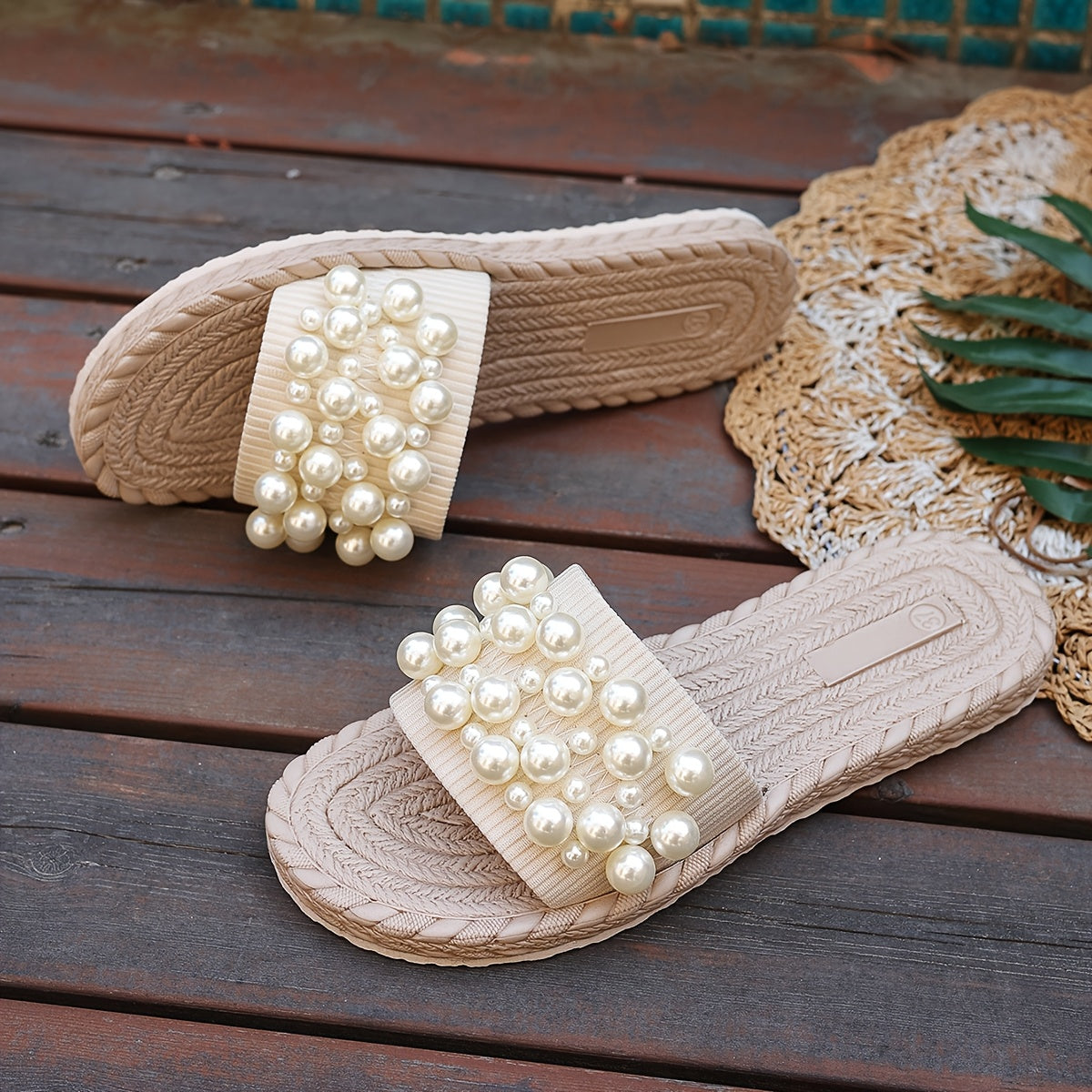 Perlina – Perłowe Płaskie Buty