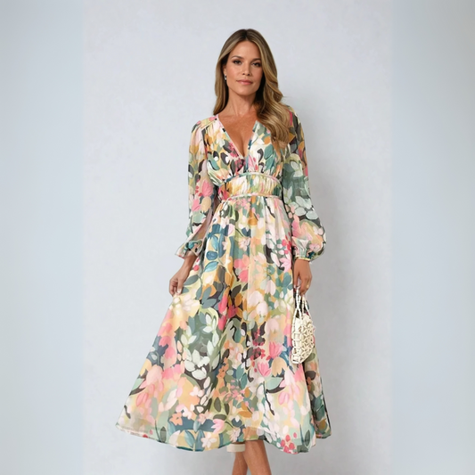 Elvira - Sukienka maxi boho chic