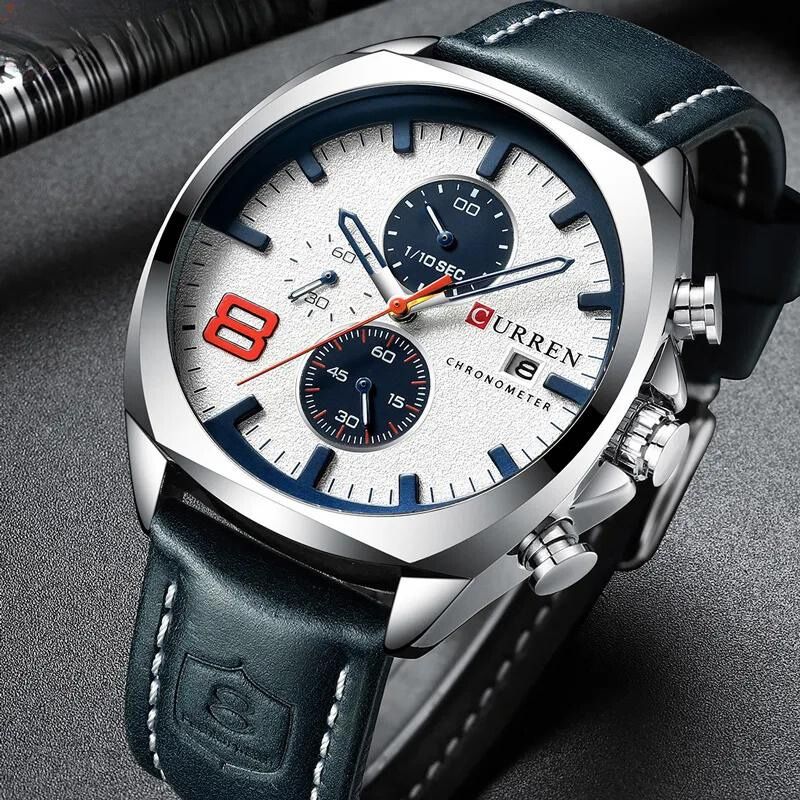 Adrian – wodoodporny sportowy chronograf w stylu militarnym