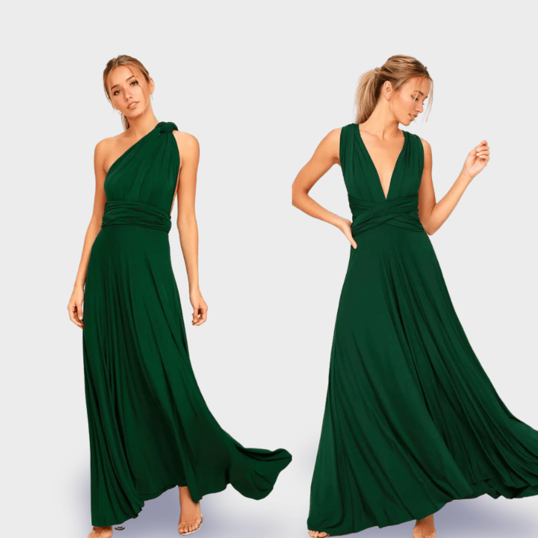 Dagmar | Sukienka kopertowa z najwyższej jakości materiału, idealna do eleganckich stylizacji