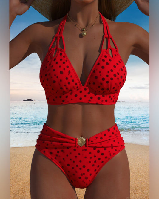 Seksowne bikini w stylu tweedowym