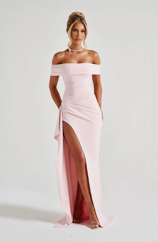 Zofia Sculptée deLuxe długa sukienka maxi