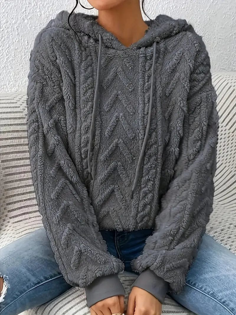 Dzianina The Chill Cocoon Bluza z kapturem