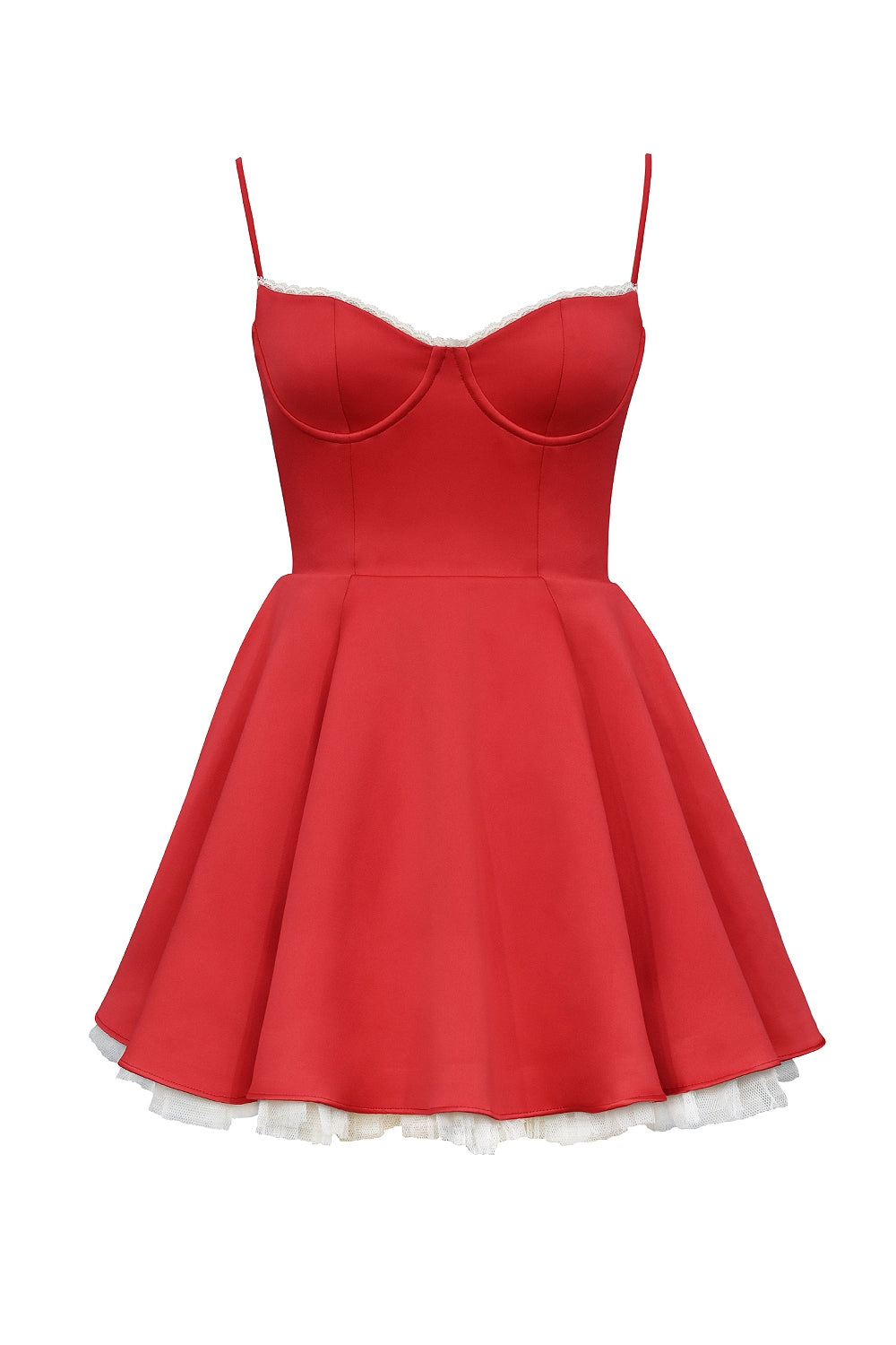 Selena Mini Sukienka – Czerwona