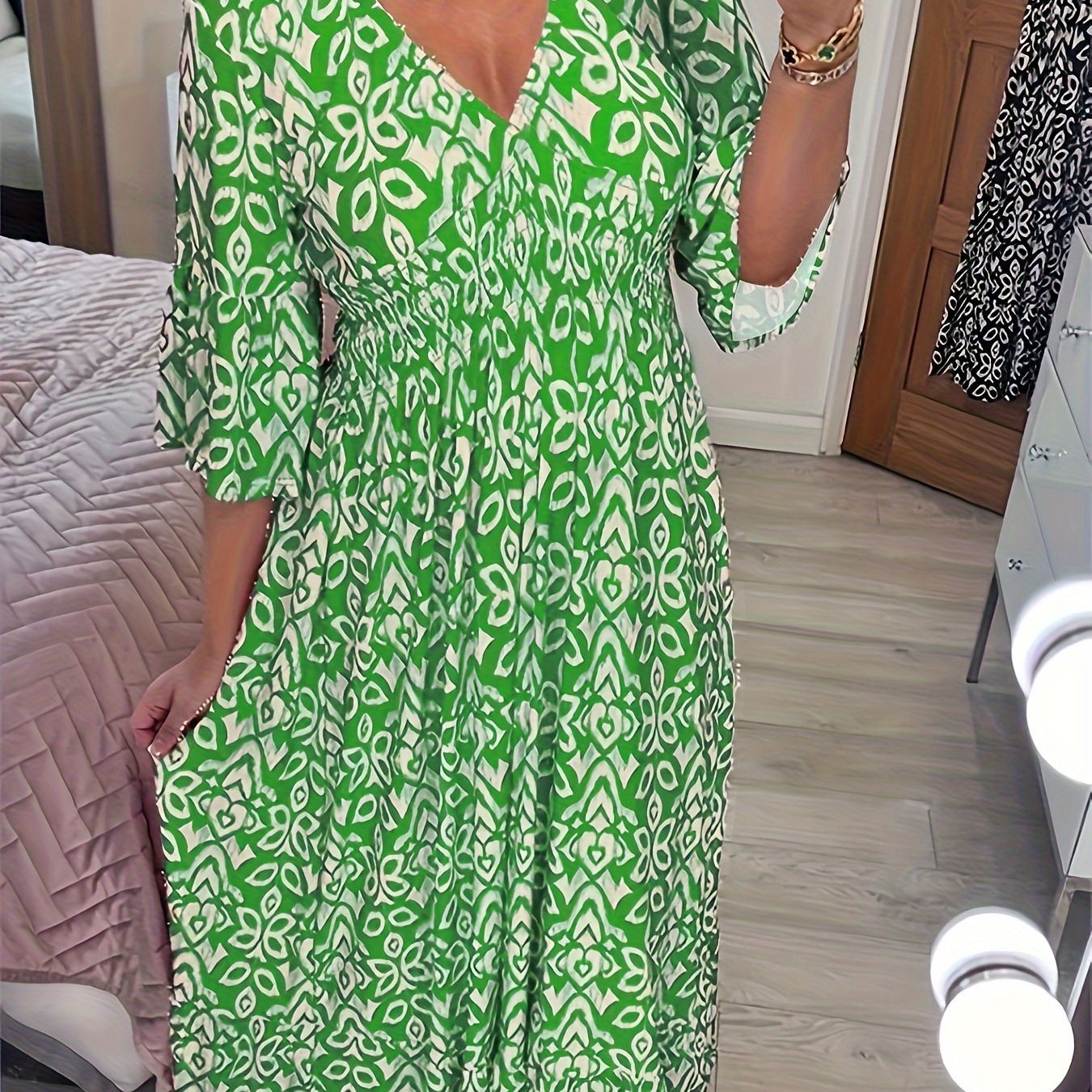 Stefania – Sukienka Z Dekoltem W Serek