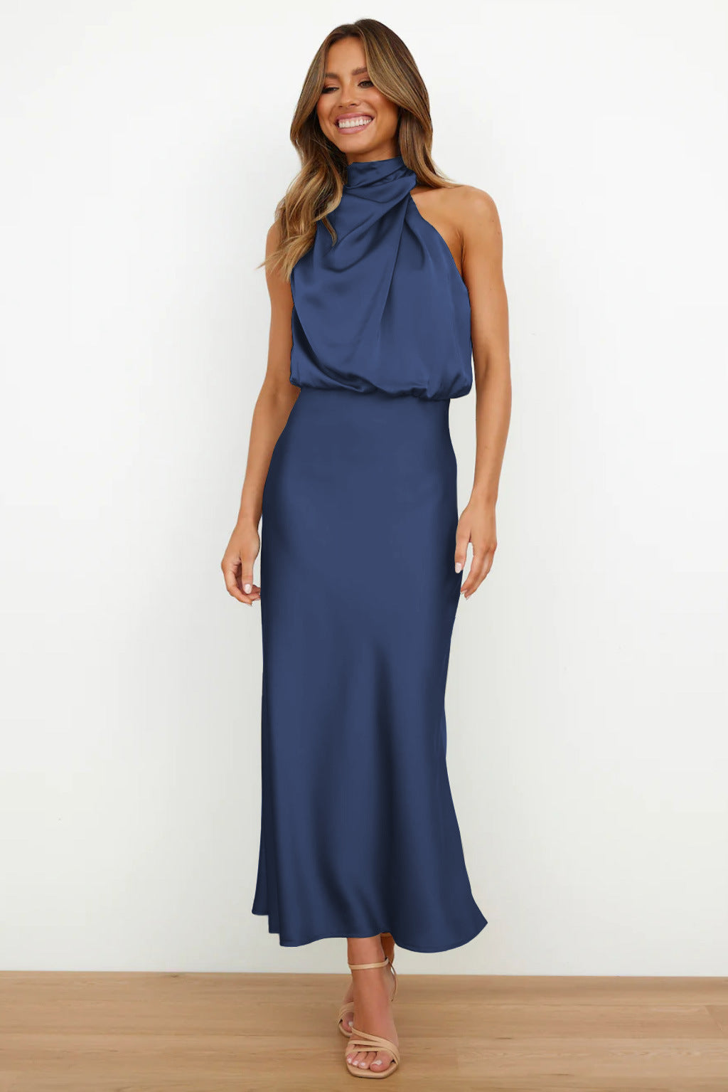 Valeria™ | Sukienka maxi z dekoltem halter
