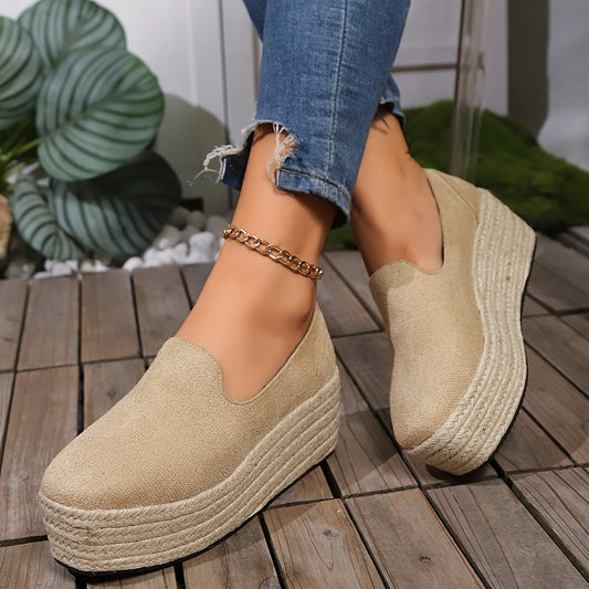 Płócienne wsuwane buty Marla