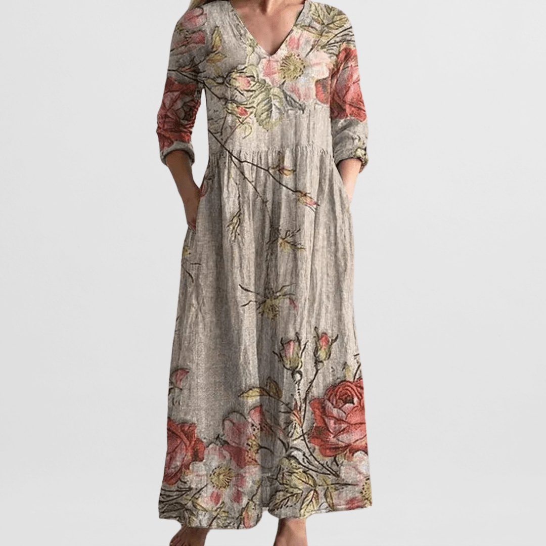 Sukienka maxi Serena w kwiaty