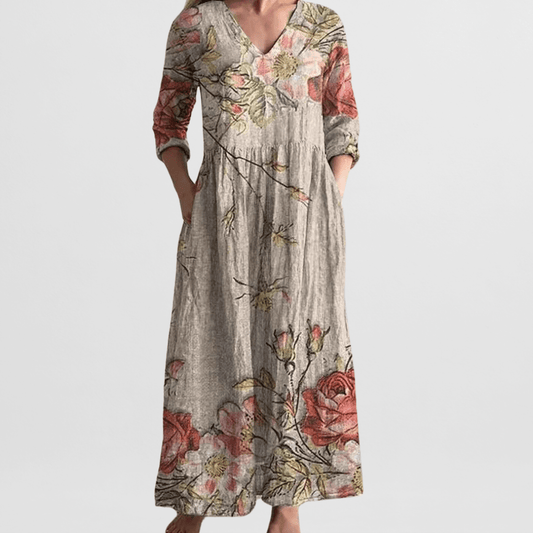 Sukienka maxi Serena w kwiaty