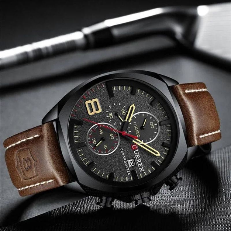 Adrian – wodoodporny sportowy chronograf w stylu militarnym