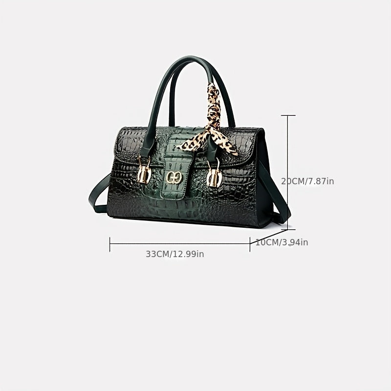 Matylda - Torebka Krokodylowa Magnetyczna