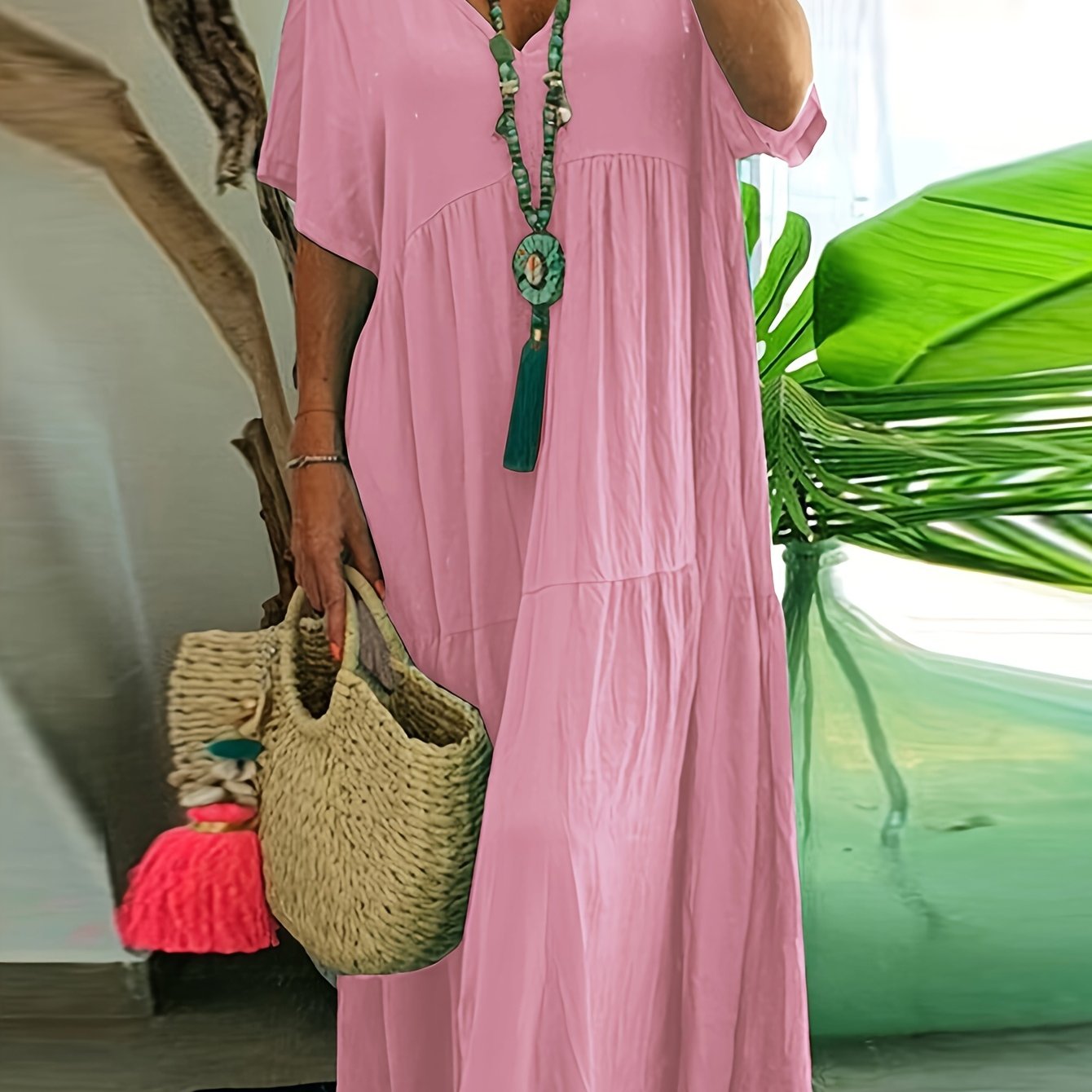 Rozkloszowana tunika plus size - Jolanta