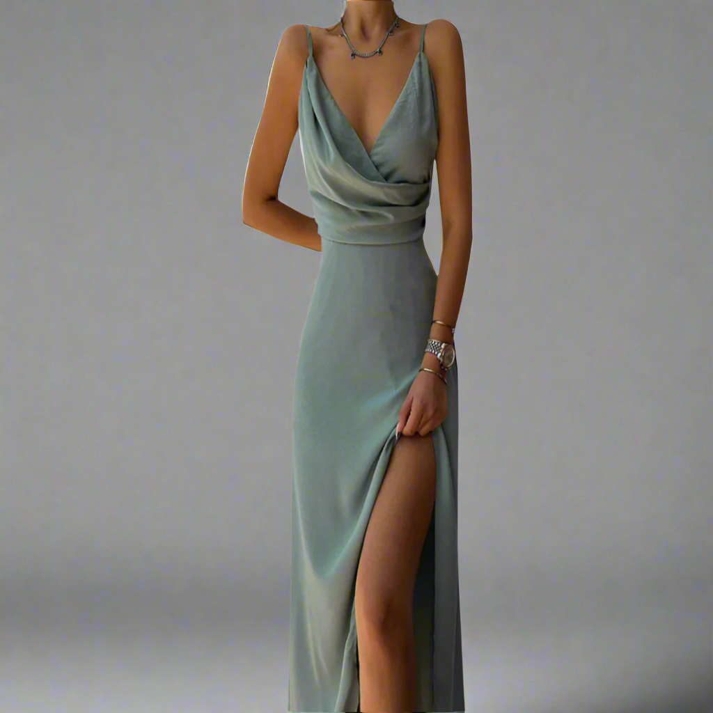 Marie | Sukienka imprezowa z dekoltem premium na niezapomniane wieczory