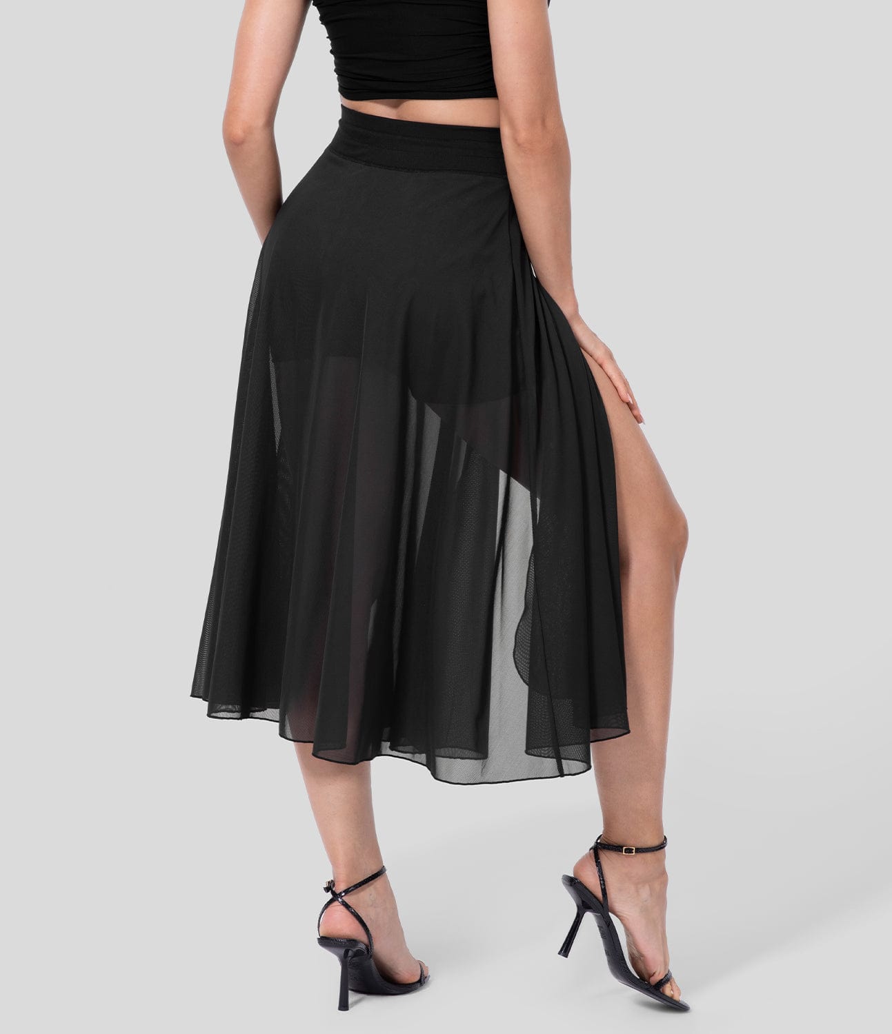 Spódnica midi 2 w 1 Livia