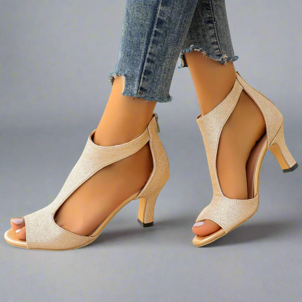 Heidrun | Eleganckie wygodne buty na obcasie