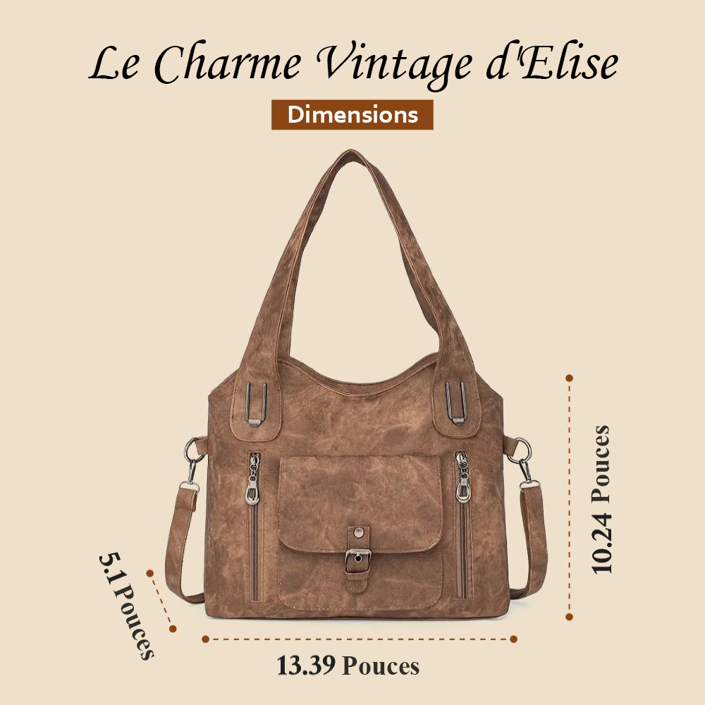Le Charme Vintage d'Elise | Sac à Bandoulière