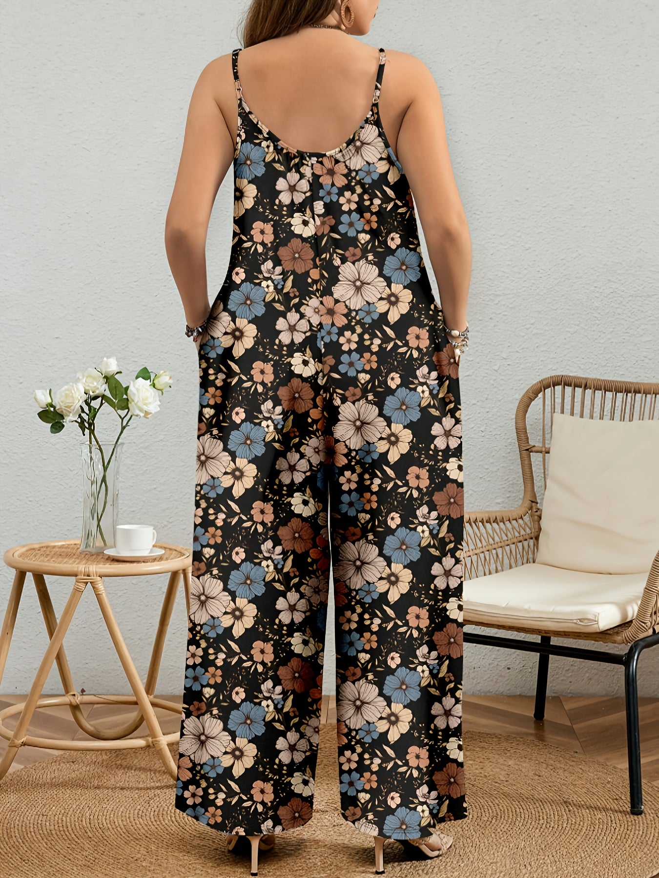Yolanta - Kombinezon Kwiatowy Boho
