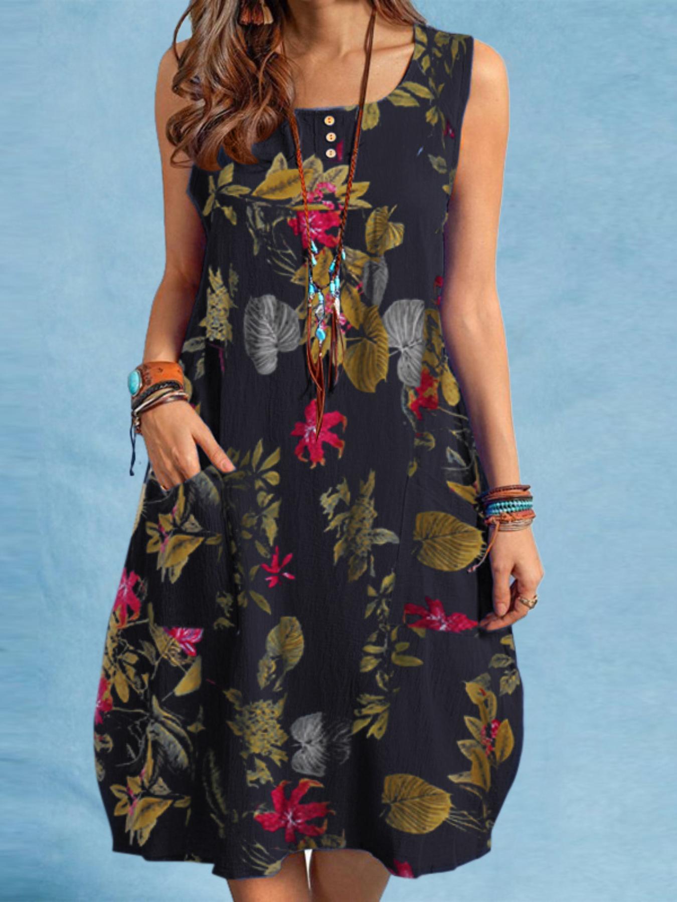 Danuta – Sukienka Midi Vintage Plus Size