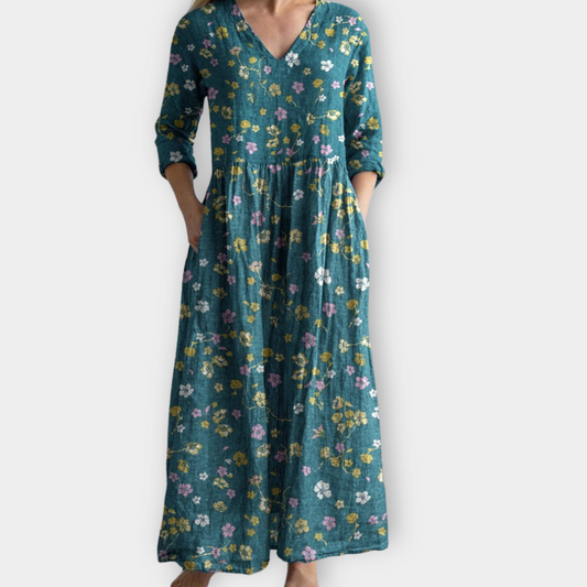 Zinnia | Sukienka maxi w stylu boho wykonana z miękkiej, najwyższej jakości tkaniny