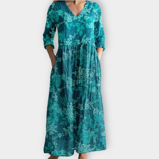 Geertruida | Sukienka boho maxi wykonana z miękkiej, najwyższej jakości tkaniny