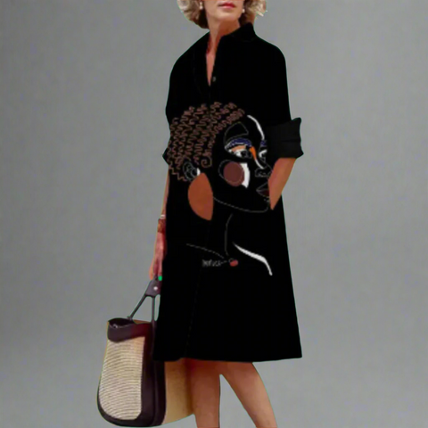 Lieselie | Ręcznie robiona sukienka midi premium w kropki