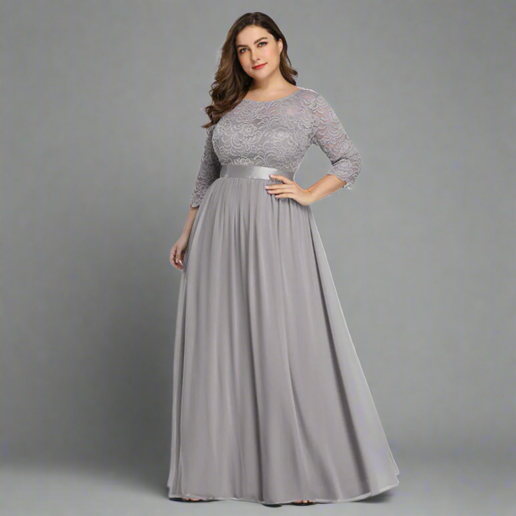 Anneliese | Sukienka z koronki premium dla eleganckich krągłości