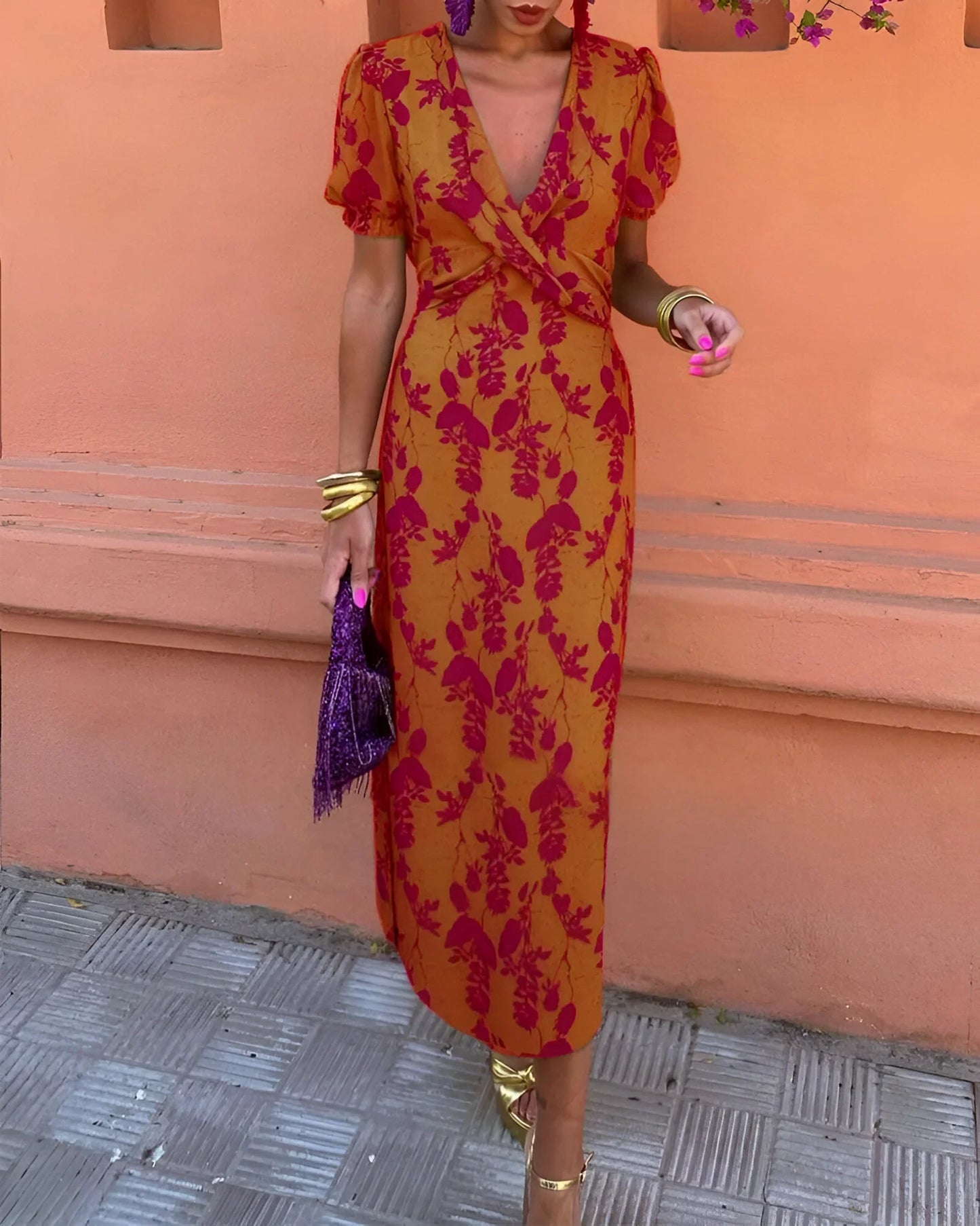 Melys | Elegancka i uniwersalna letnia sukienka