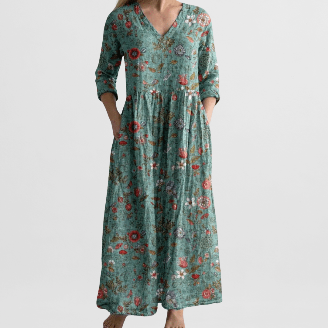 Sukienka maxi Serena w kwiaty