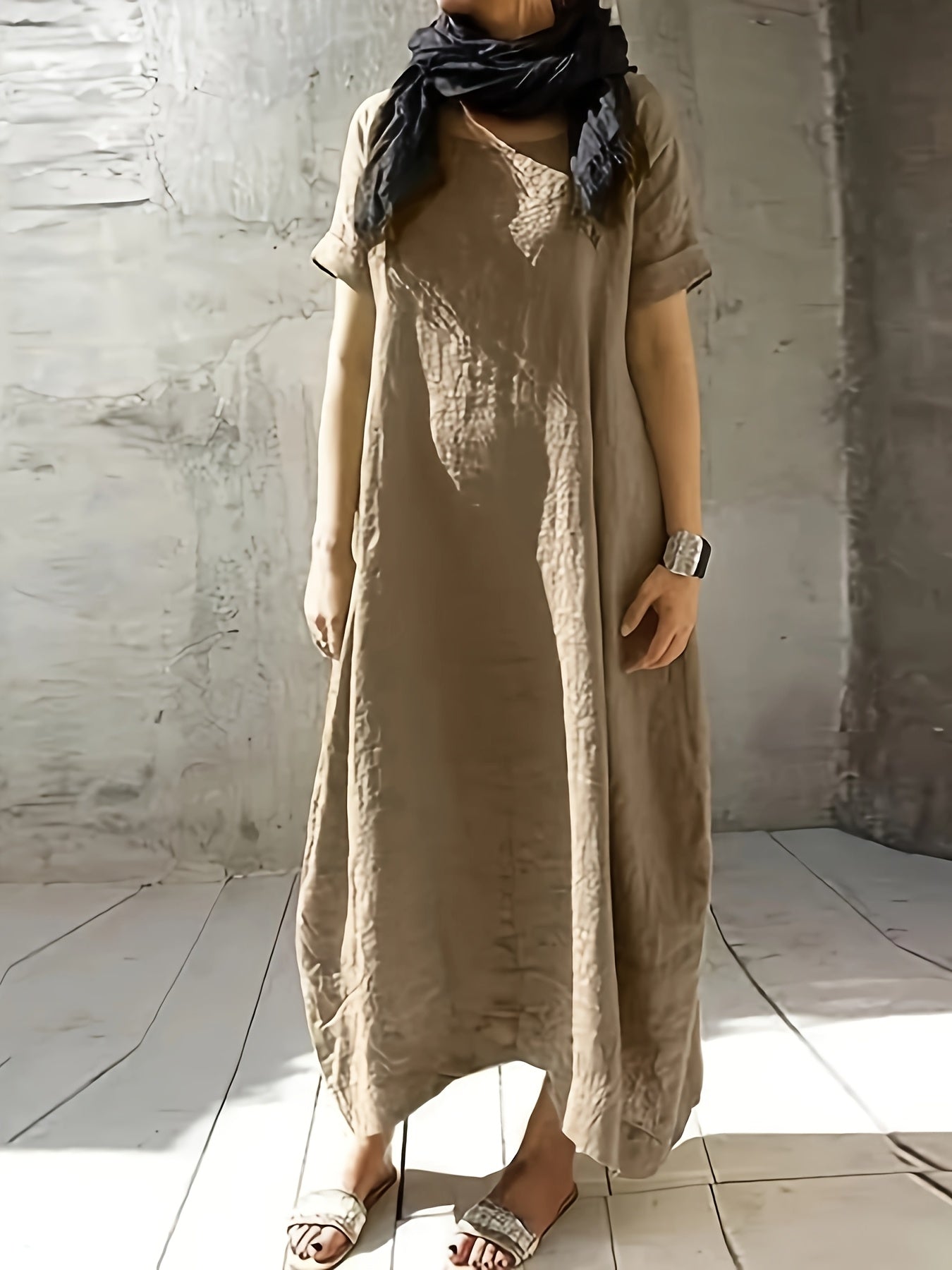 Jolanta – Niebieska Sukienka Maxi