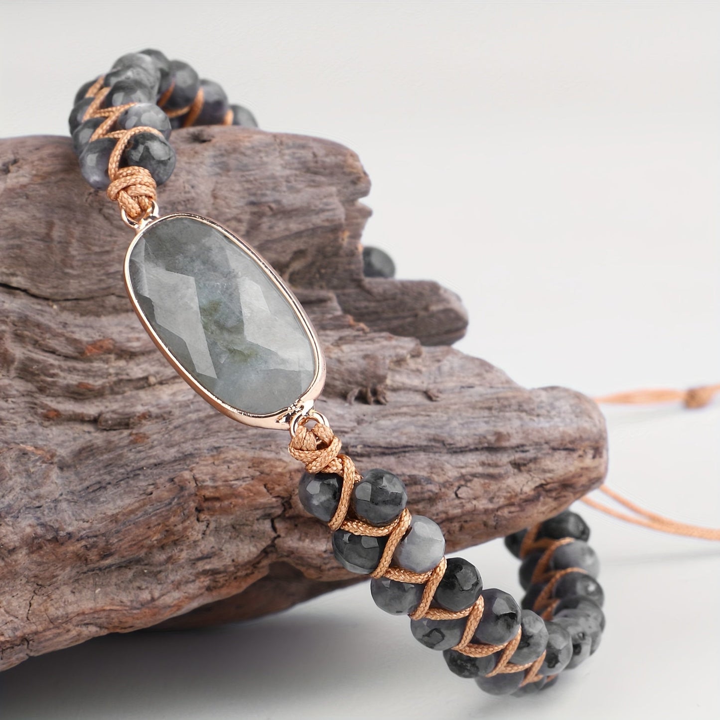 Kornelia - Bransoletka Labradoritowa Vintage