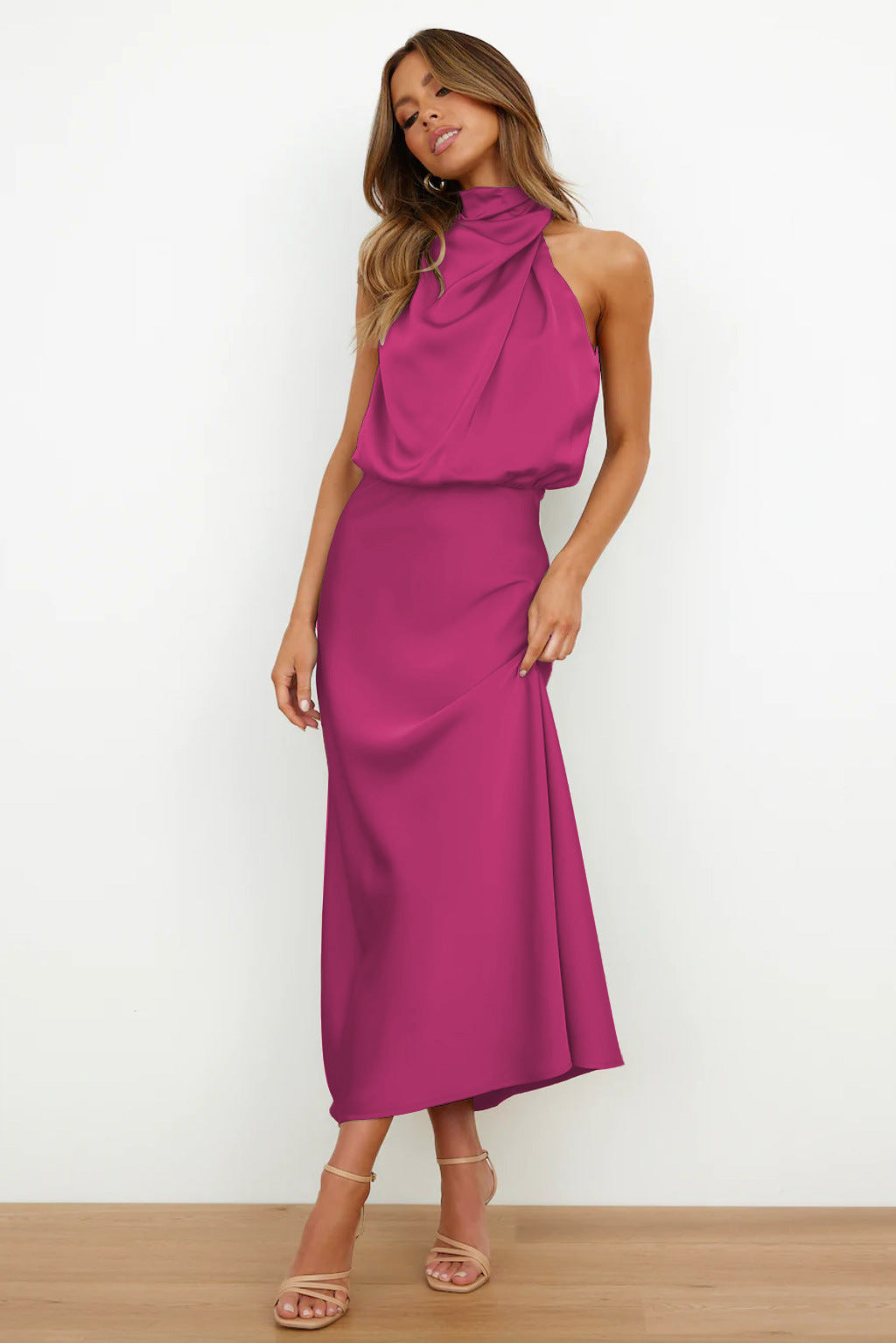 Valeria™ | Sukienka maxi z dekoltem halter