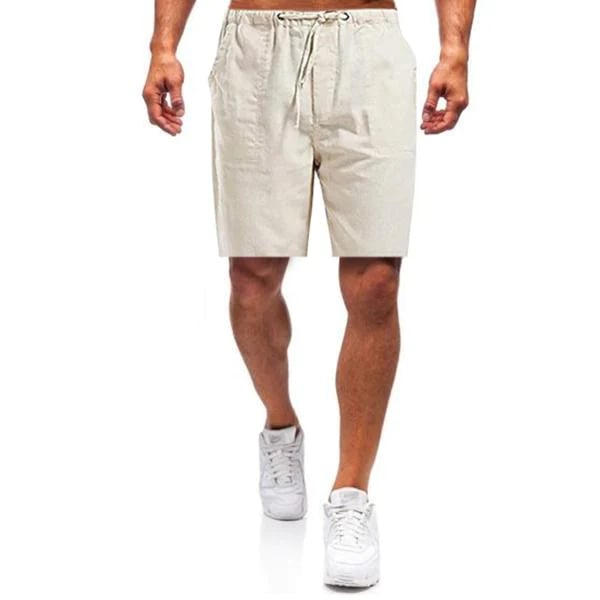 Olgierd / Luźne lniane szorty casual