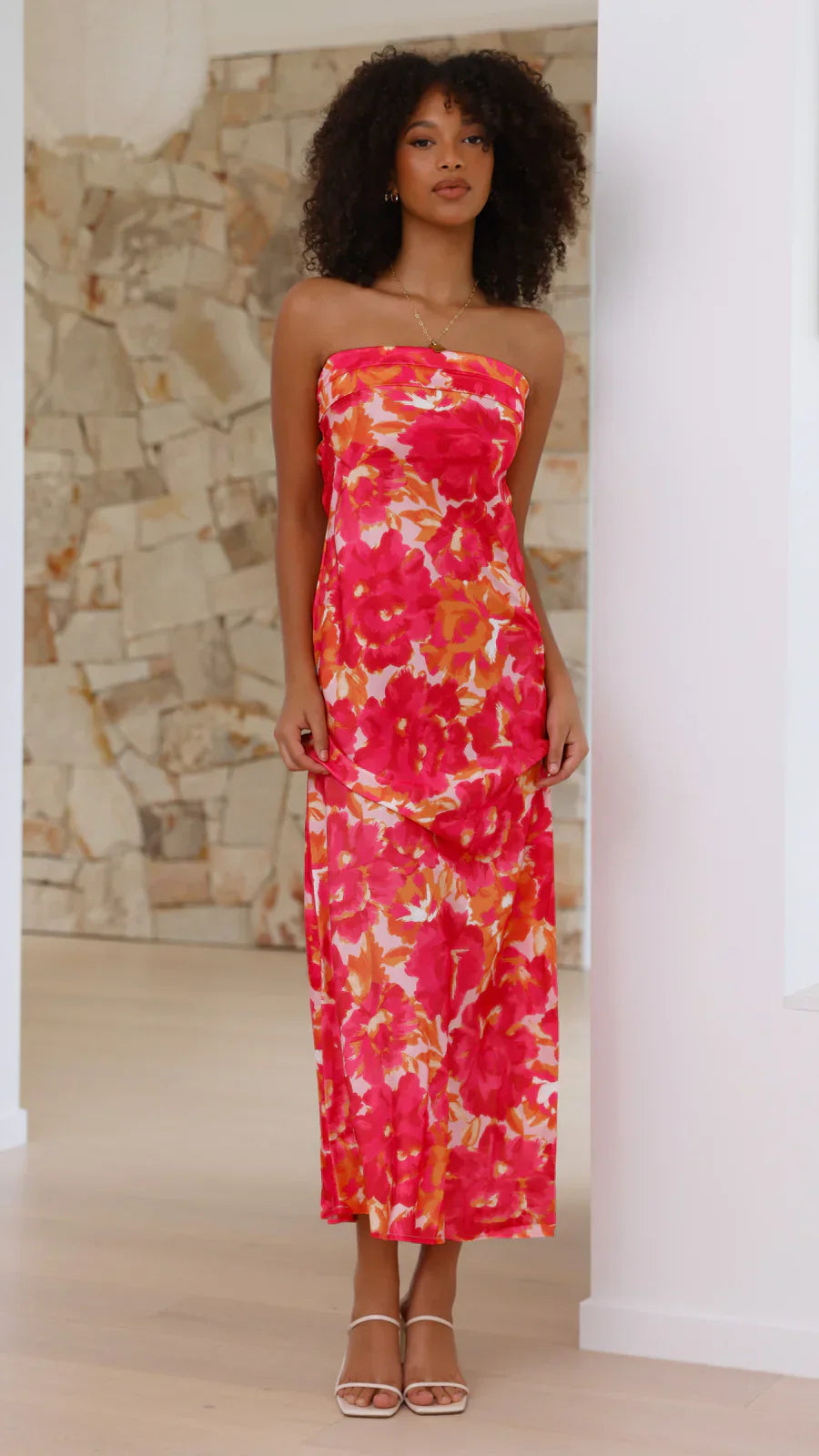 Sukienka maxi Amelia w kwiaty