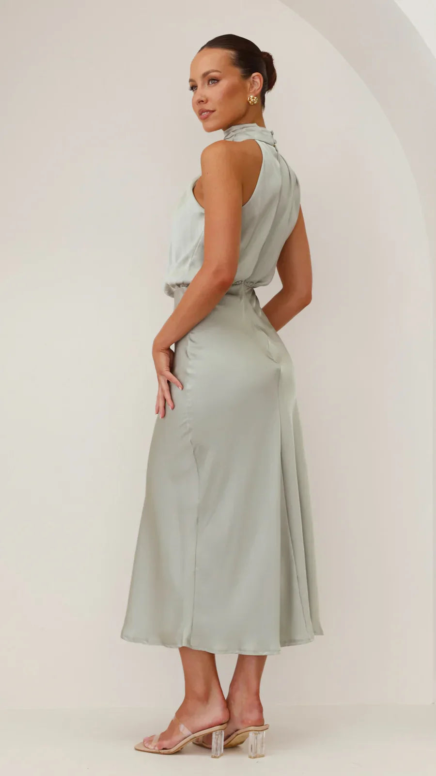 Sukienka midi Amara Satin Couture