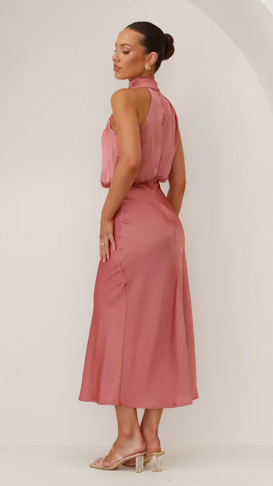 Sukienka midi Amara Satin Couture