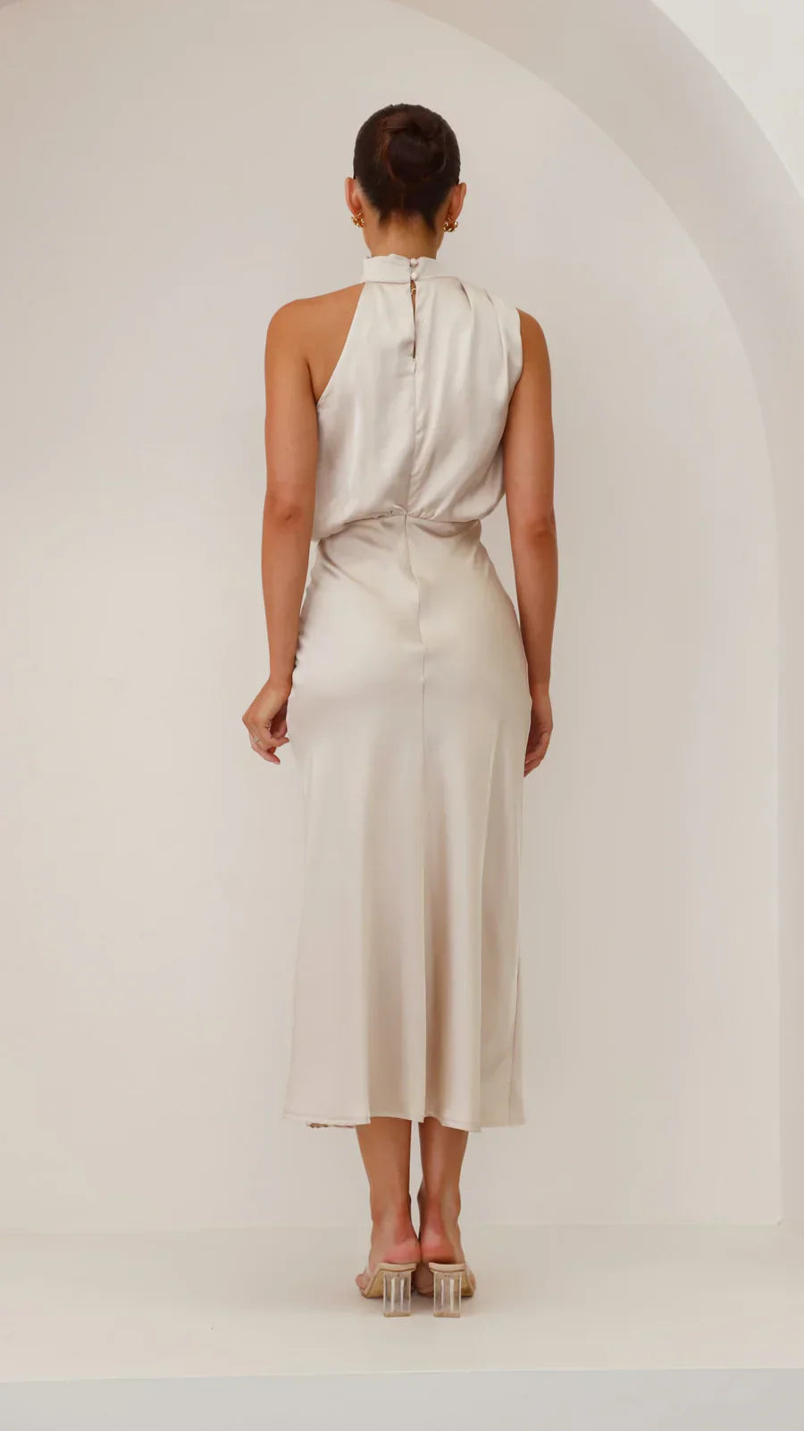 Sukienka midi Amara Satin Couture