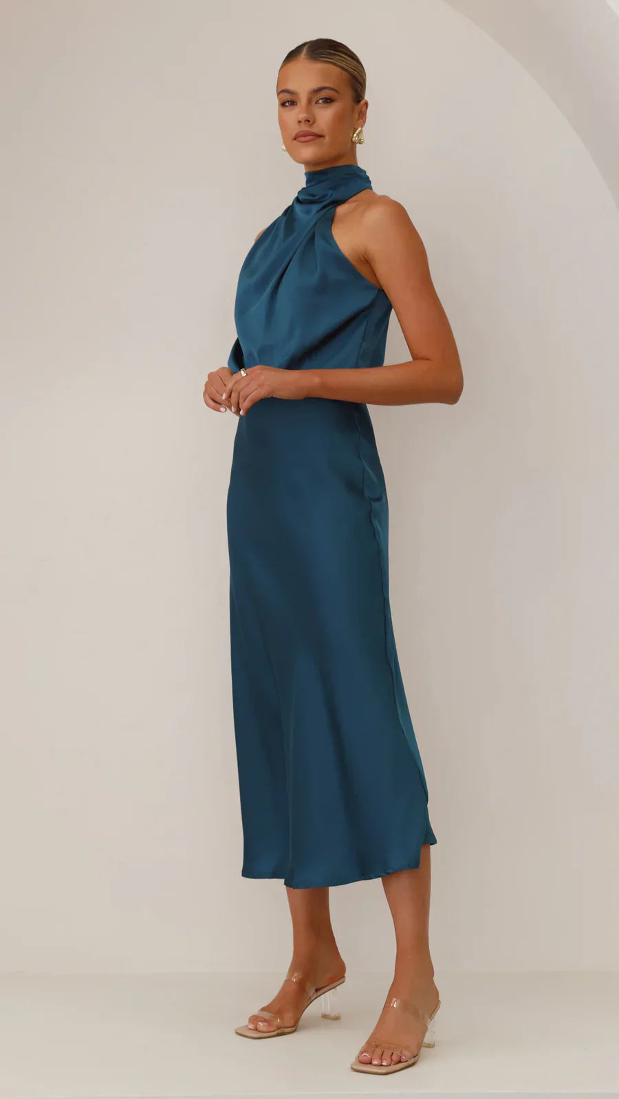 Sukienka midi Amara Satin Couture