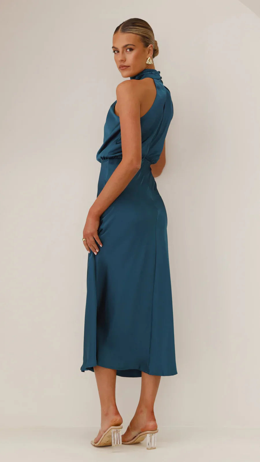 Sukienka midi Amara Satin Couture