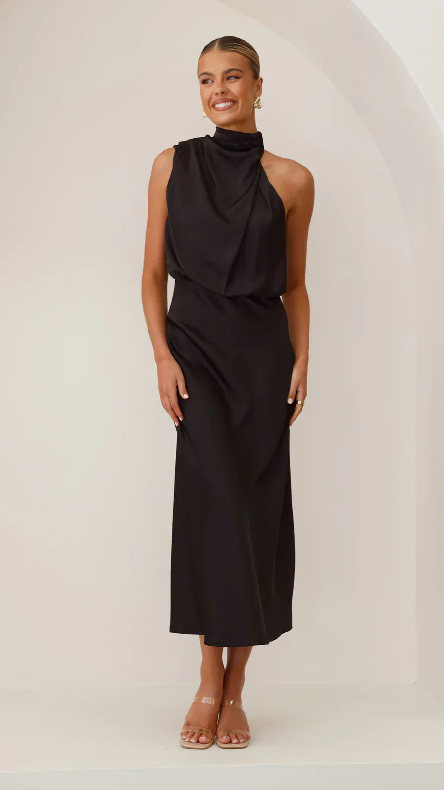 Sukienka midi Amara Satin Couture