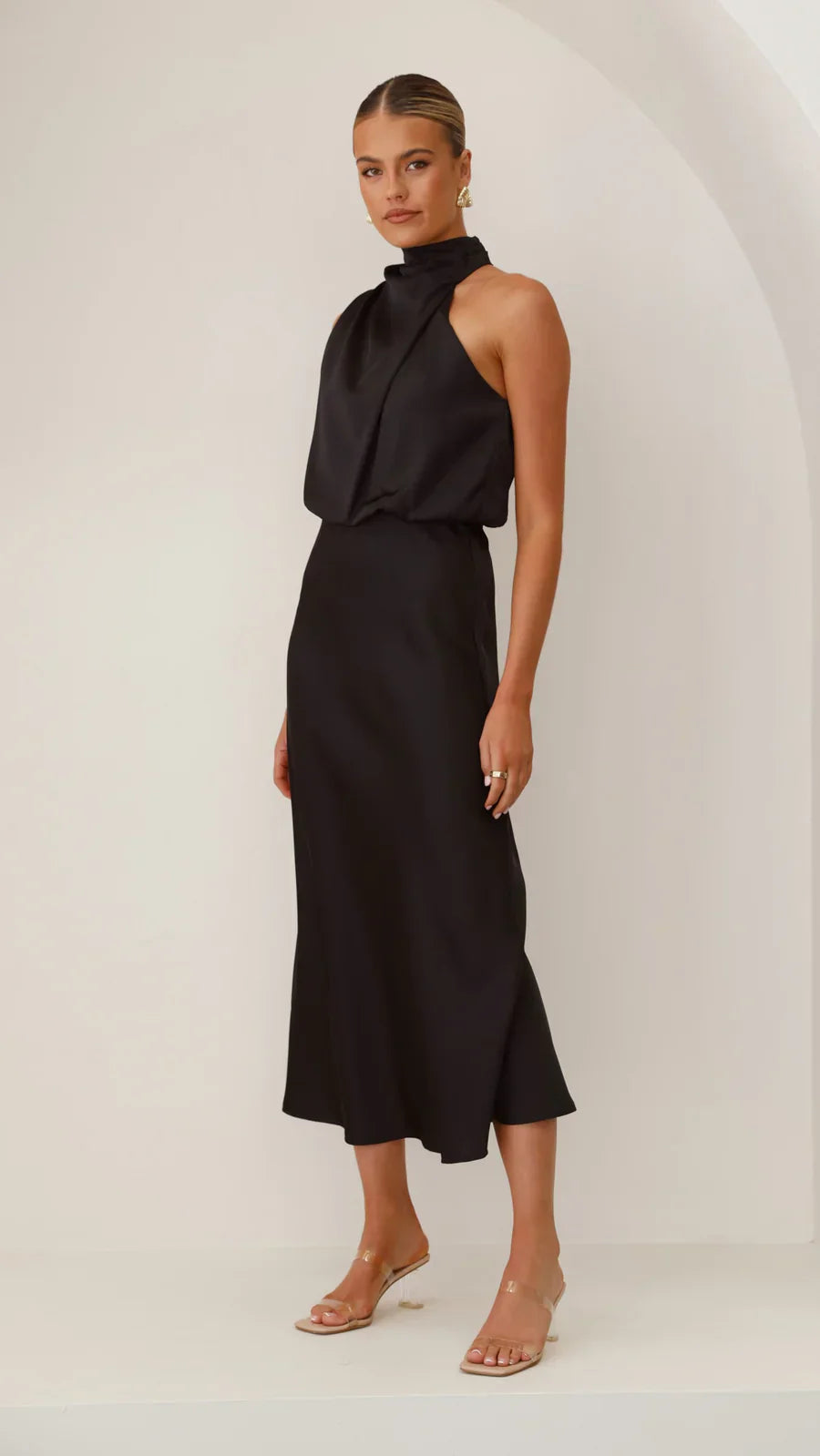Sukienka midi Amara Satin Couture