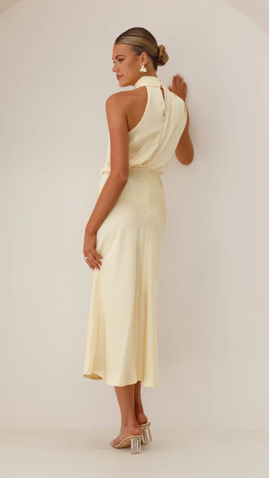Sukienka midi Amara Satin Couture