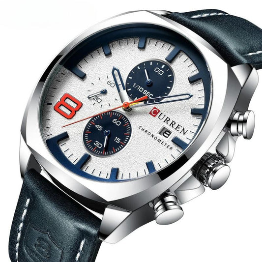 Adrian – wodoodporny sportowy chronograf w stylu militarnym